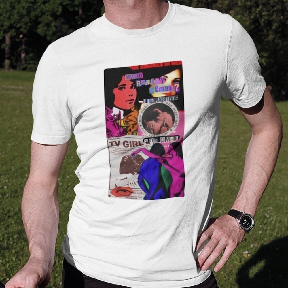 Tv Girl Unisex T-shirt - Tv Girl Tee - Tv Girl Merchandise - Tv Girl White Shirt